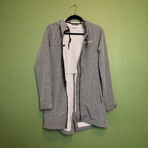 Columbia Heather Gray Rain Shell Jacket Size XS